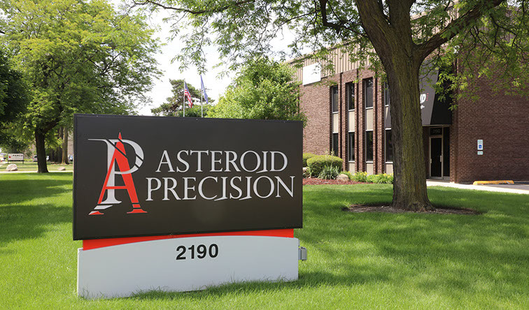 Asteroid Precision Building Sign